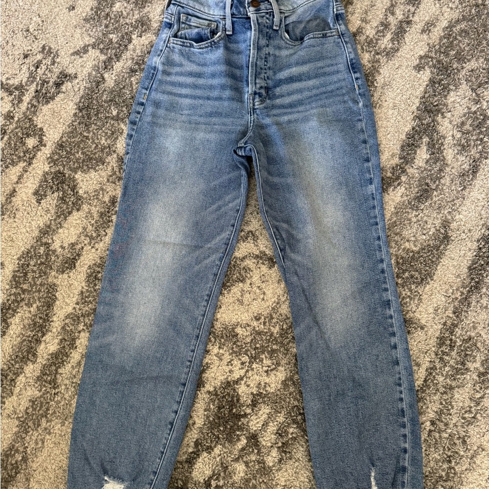 Hollister Straight-Leg Jeans in Light Blue Wash